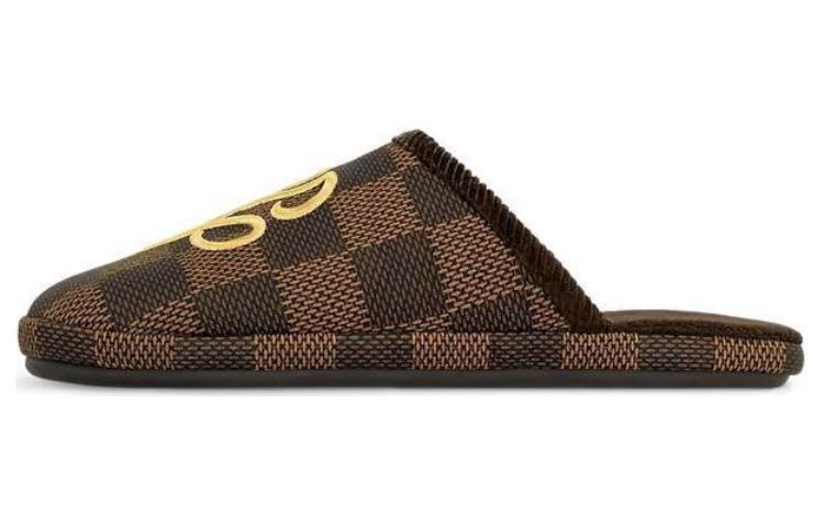 Louis Vuitton LV Palace Slipper Damier Pop Ebene 1ACN6J