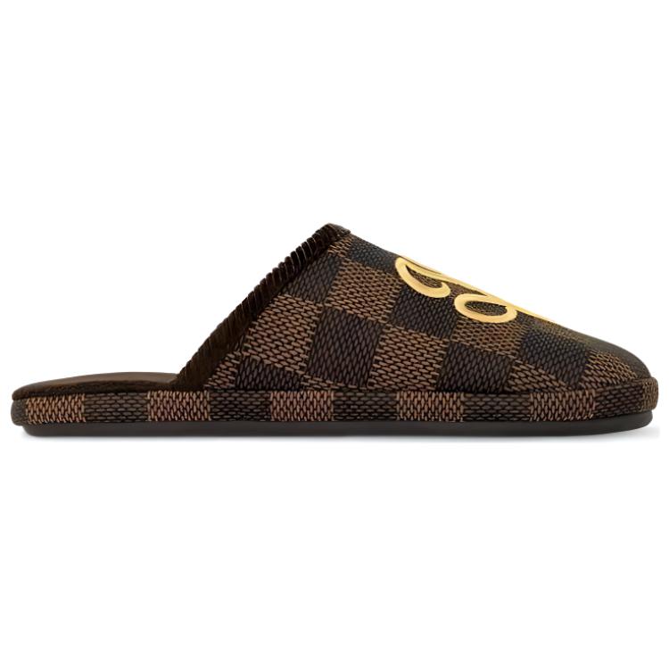 Order Louis Vuitton LV Palace Hausschuhe Damier Pop Ebene 1ACN6J