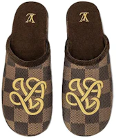 Shop 路易威登LV宫殿拖鞋Damier Pop Ebene 1ACN6J