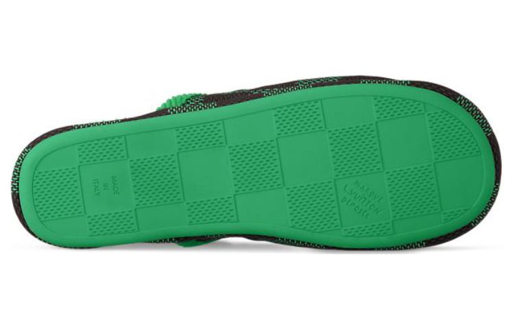Purchase Louis Vuitton LV Palace Ciabatte Damier Pop Verde 1ACN7F