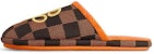 Selipar Louis Vuitton LV Palace Damier Pop Oren 1ACN6Z