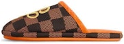 Buy Selipar Louis Vuitton LV Palace Damier Pop Oren 1ACN6Z