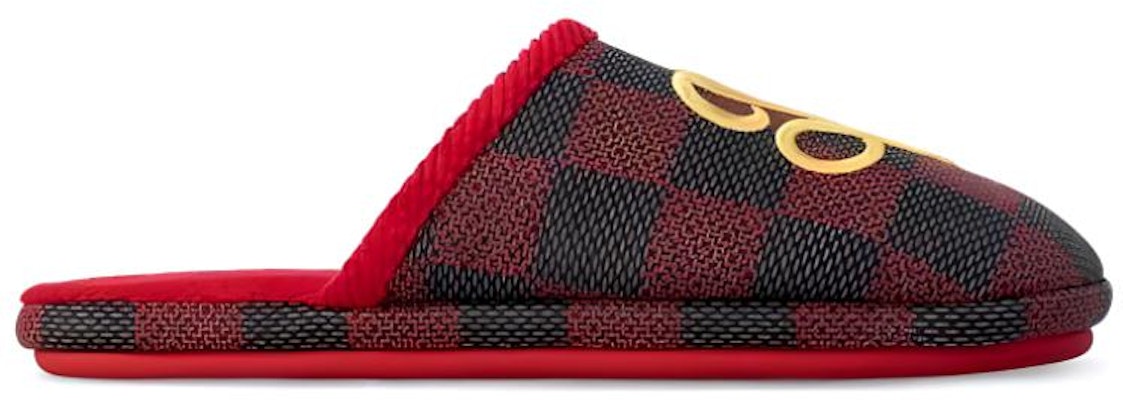 Selipar Louis Vuitton LV Palace Damier Pop Merah 1ACN6R Order Selipar Louis Vuitton LV Palace Damier Pop Merah 1ACN6R