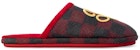 Selipar Louis Vuitton LV Palace Damier Pop Merah 1ACN6R