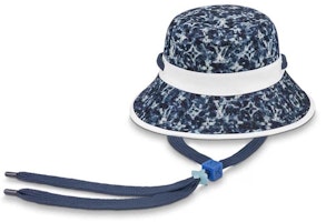 Louis Vuitton LV Play Monogram Pointillism Bucket Hat Blue Louis Vuitton LV Play Monogram Pointillism Bucket Hat Blue