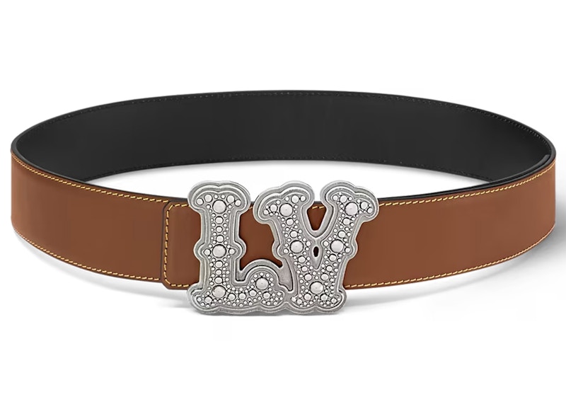 Louis Vuitton LV Ranch Studs 40mm Reversible Belt Black 圖 2