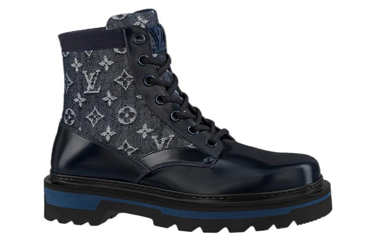 Order 路易威登 Ranger 休閒短靴 藍色