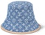 Louis Vuitton LV Remix Bucket Hat Monogram Denim Blue