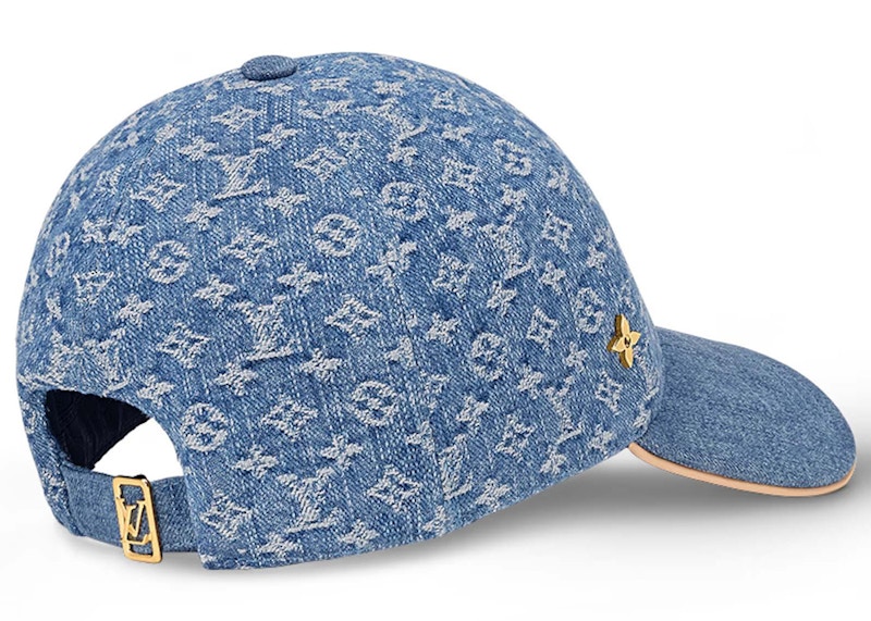 Lookbook Topi Louis Vuitton LV Remix Denim Biru