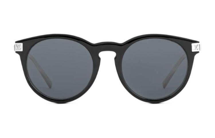 Louis Vuitton LV Rise Round Sunglasses Cat Eye Black Metal Frame Z1669E 圖 2