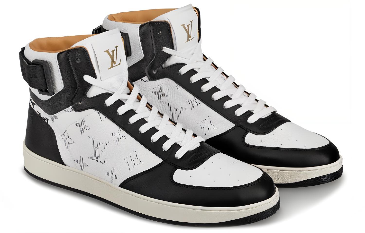 Order Louis Vuitton LV Rivoli Knöchel-Sneaker ''Weiß Schwarz'' 1A5EPT