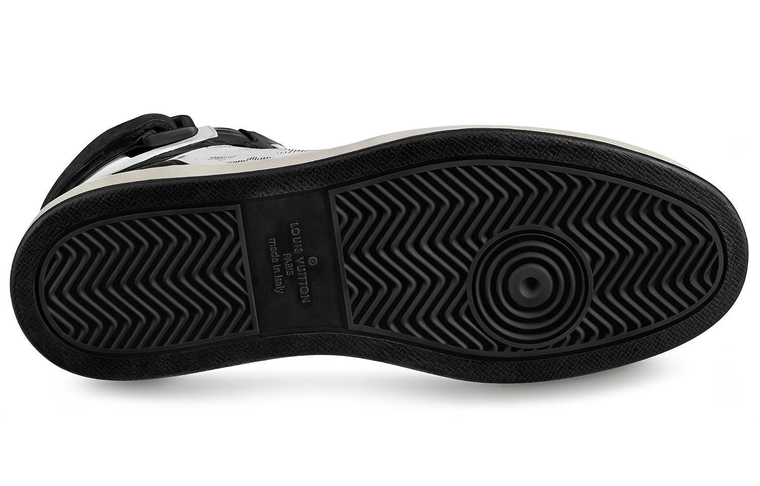 Purchase Louis Vuitton LV Rivoli Knöchel-Sneaker ''Weiß Schwarz'' 1A5EPT