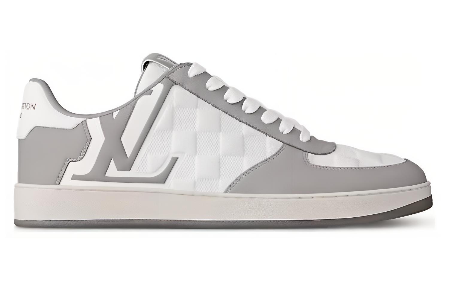 Lookbook 路易威登 LV Rivoli 运动鞋 '白灰' 1ACDWO