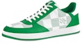 Buy Louis Vuitton LV Rivoli Sneakers 'Hijau dengan Corak Plaid' 1A9ZFK