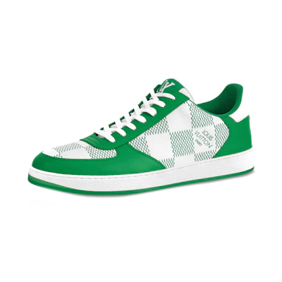 LV LV Rivoli Sneakers 'Green with Plaid'