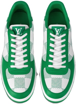 Louis Vuitton LV Rivoli Sneakers 'Green with Plaid' 1A9ZFK Shop Louis Vuitton LV Rivoli Sneakers 'Green with Plaid' 1A9ZFK