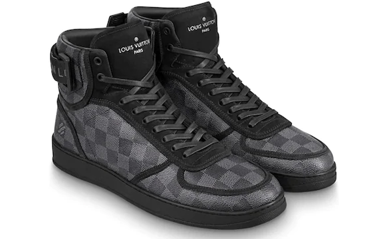 Shop Louis Vuitton LV Rivoli Sportschoenen Zwart/Grijs 1A44W