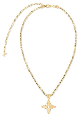 Colgante de Cuerda Luis Vuitton LV Oro Order Colgante de Cuerda Luis Vuitton LV Oro