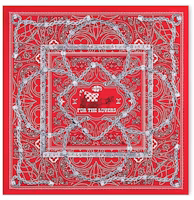 Louis Vuitton LV Rope Silk Bandana Red Louis Vuitton LV Rope Silk Bandana Red