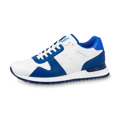 LV LV Run Away Sneakers 'White Monogram with Blue EPI'