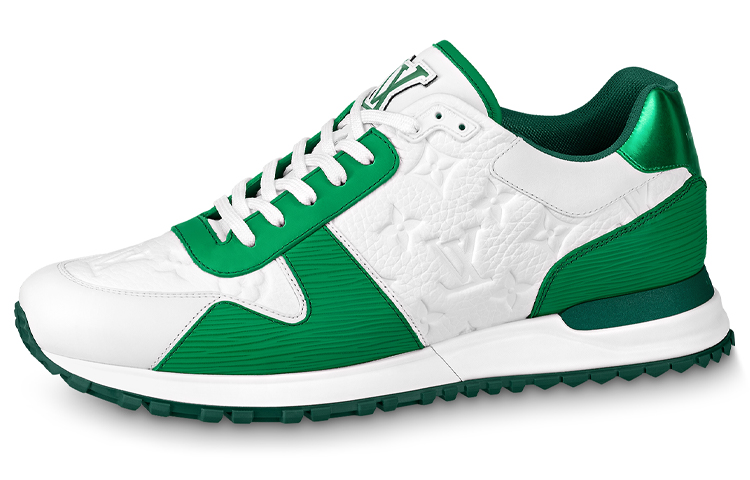 LV LV Run Away Sneakers 'White Monogram with Green EPI'