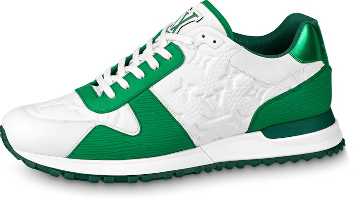 루이비통 LV 런 어웨이 스니커즈 '화이트 모노그램 메탈릭 그린' 1AA6PD Buy 루이비통 LV 런 어웨이 스니커즈 '화이트 모노그램 메탈릭 그린' 1AA6PD