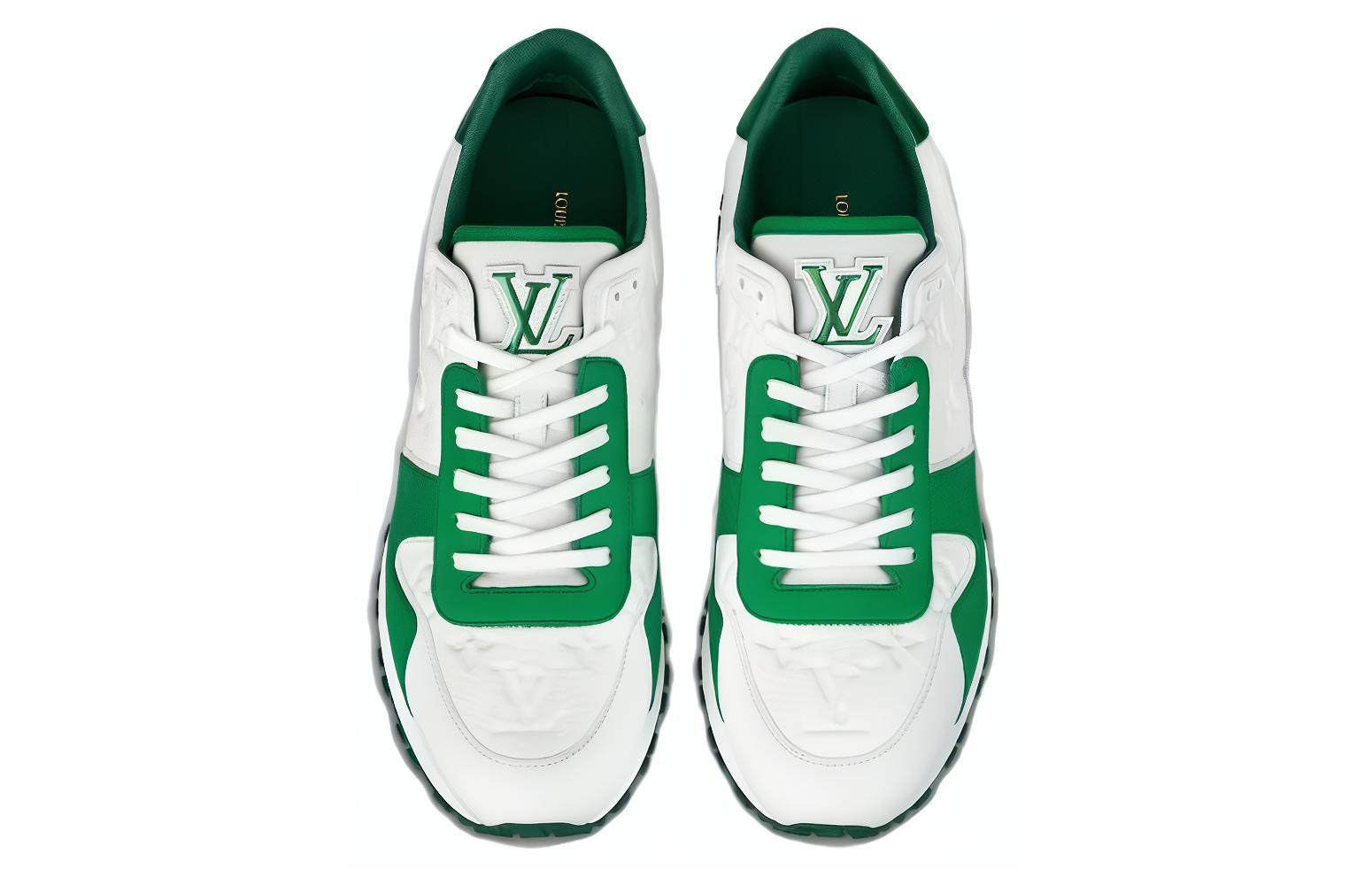 LV LV Run Away Sneakers 'White Monogram with Metallic Green' 圖 3