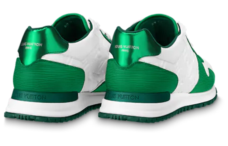 LV LV Run Away Sneakers 'White Monogram with Metallic Green' 圖 4