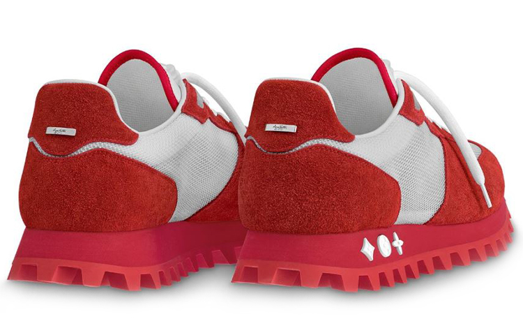 Shop Louis Vuitton LV Runner Sneakers ''Rood Wit'' 1A525X