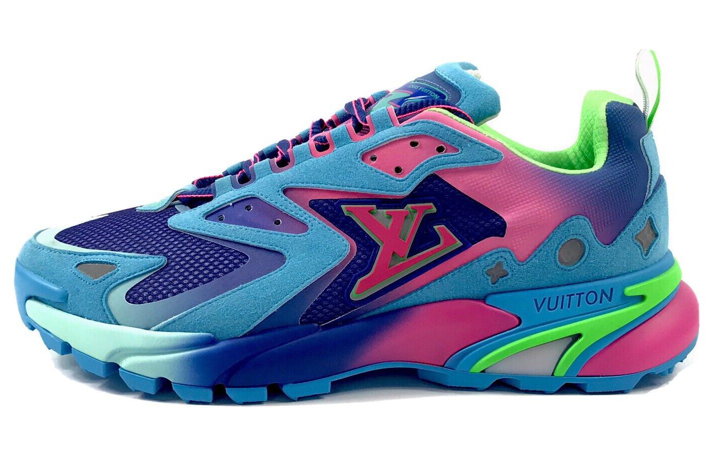 Buy 路易威登 LV Runner Tatic运动鞋 '蓝粉绿' 1A9UOL