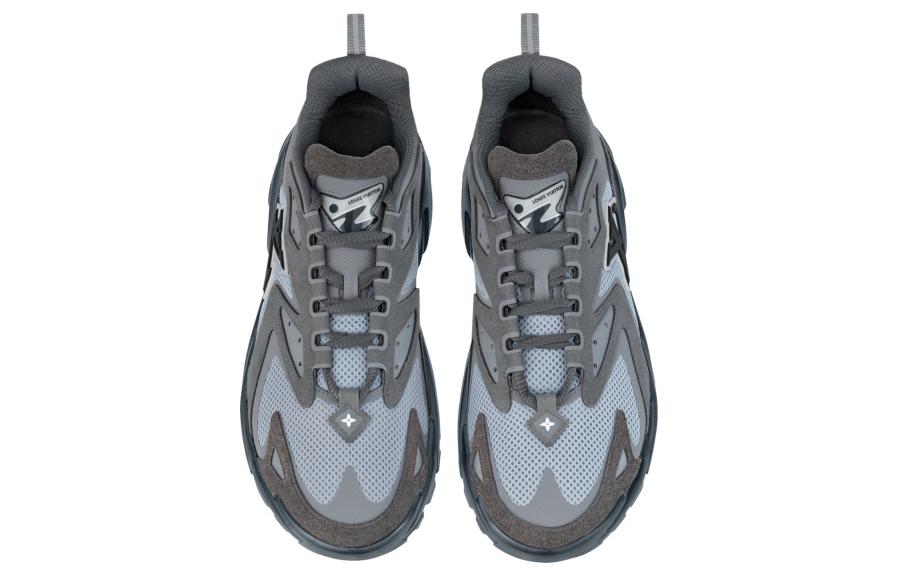 Lookbook 路易威登 Runner Tatic 時尚系帶運動鞋 灰色