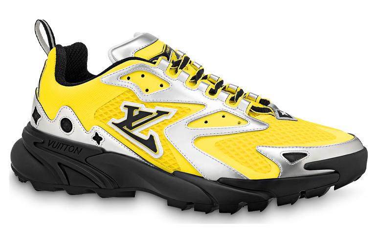 Order Sepatu Louis Vuitton LV Runner Tatic 'Kuning Perak' 1AA3A6