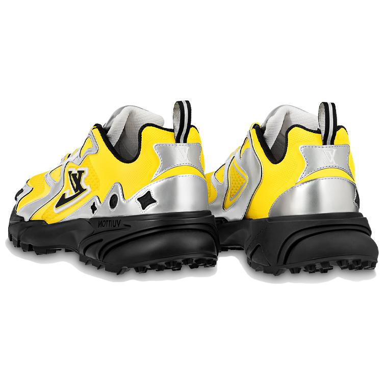 Lookbook Sepatu Louis Vuitton LV Runner Tatic 'Kuning Perak' 1AA3A6