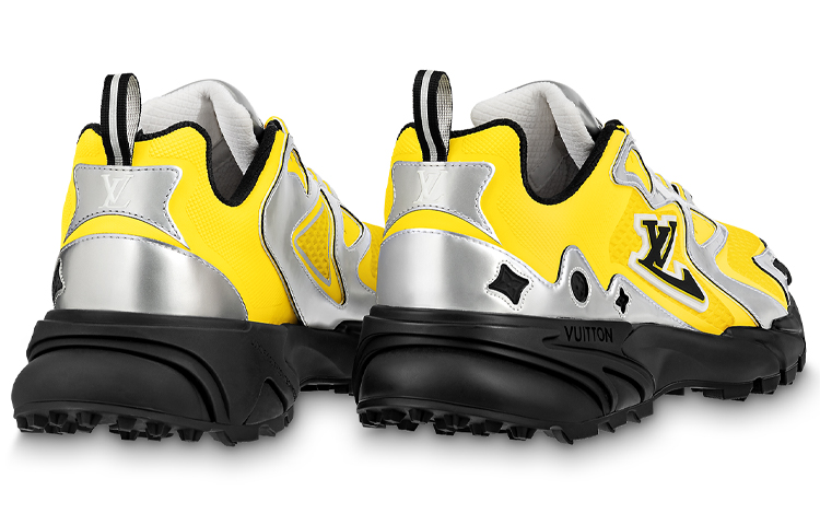 Shop Sepatu Louis Vuitton LV Runner Tatic 'Kuning Perak' 1AA3A6
