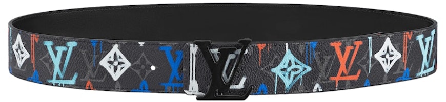 Louis Vuitton LV Shape 40MM Reversible Belt LV Graffiti Multicolor Louis Vuitton LV Shape 40MM Reversible Belt LV Graffiti Multicolor