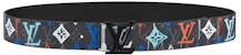 Louis Vuitton LV Shape 40MM Reversible Belt LV Graffiti Multicolor