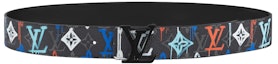 Buy Louis Vuitton LV Shape 40MM Reversible Belt LV Graffiti Multicolor