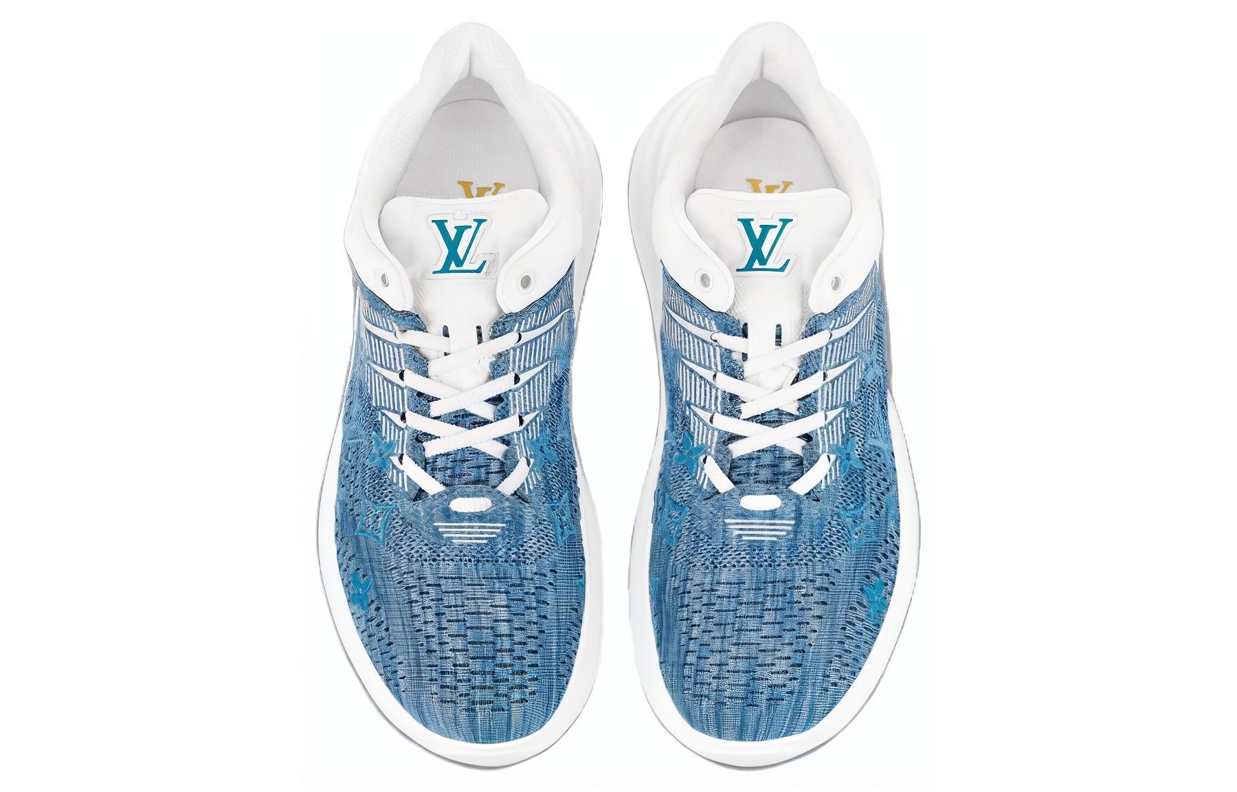Lookbook Louis Vuitton LV Show Up Baskets ''Blanc et Denim Bleu'' 1AA48J