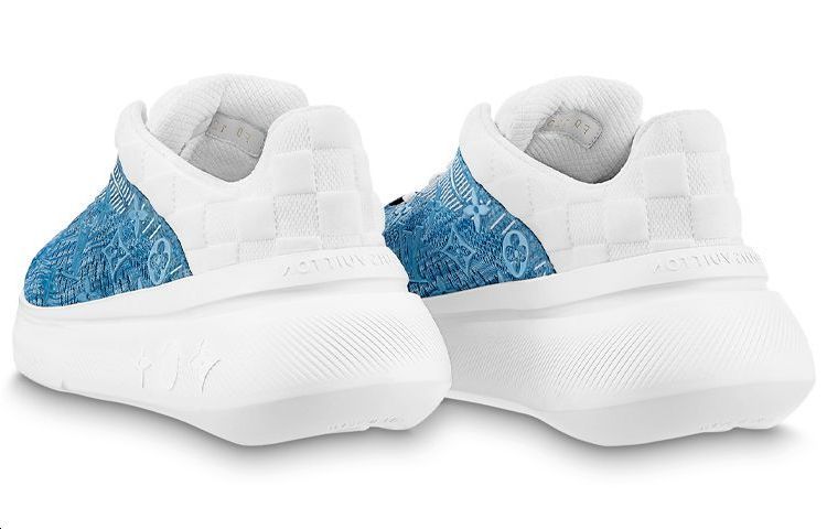 Shop Louis Vuitton LV Show Up Baskets ''Blanc et Denim Bleu'' 1AA48J