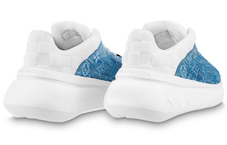 Purchase Louis Vuitton LV Show Up Baskets ''Blanc et Denim Bleu'' 1AA48J