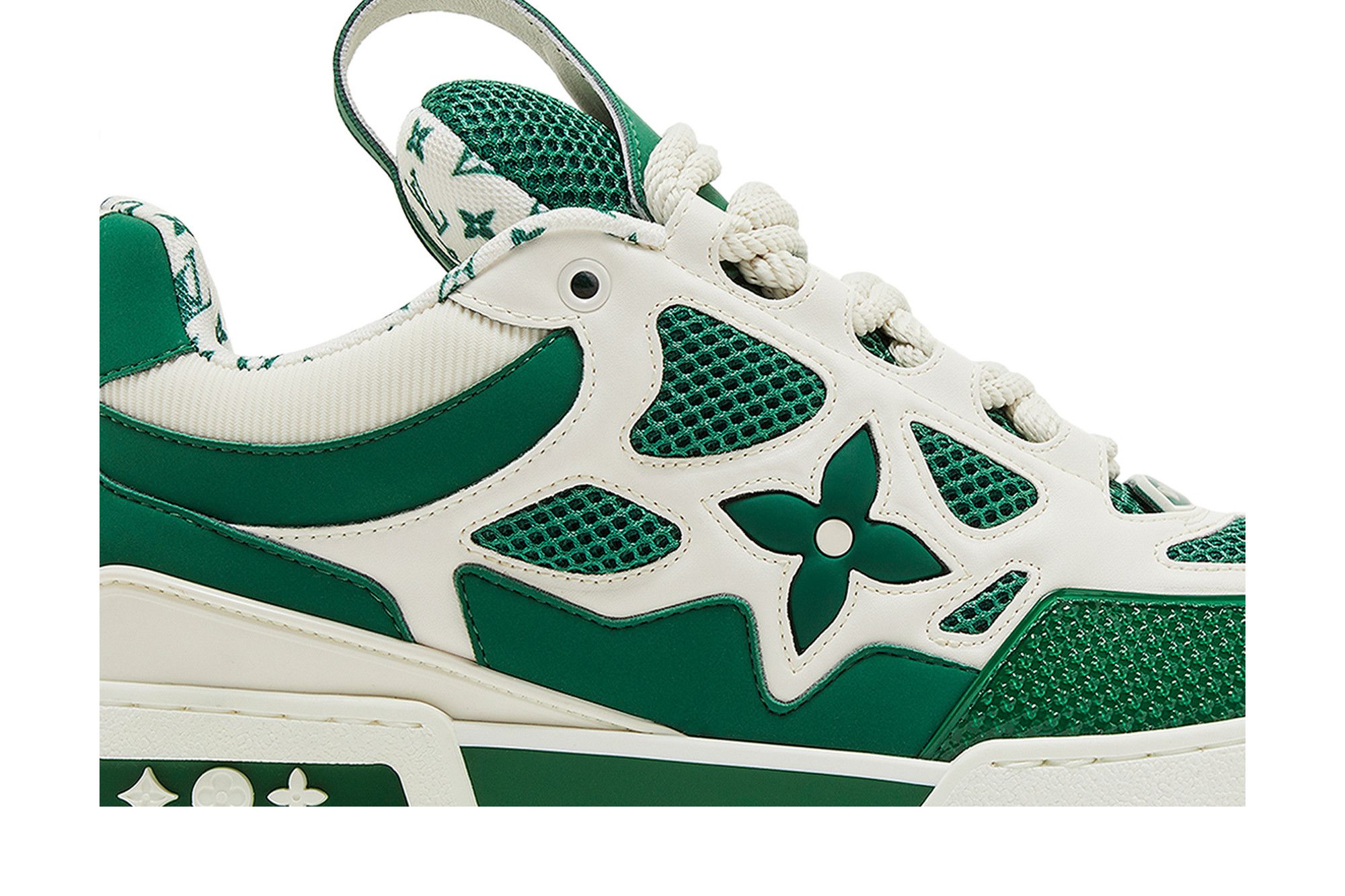Lookbook Louis Vuitton LV Skate Baskets Vert Blanc 1AC520