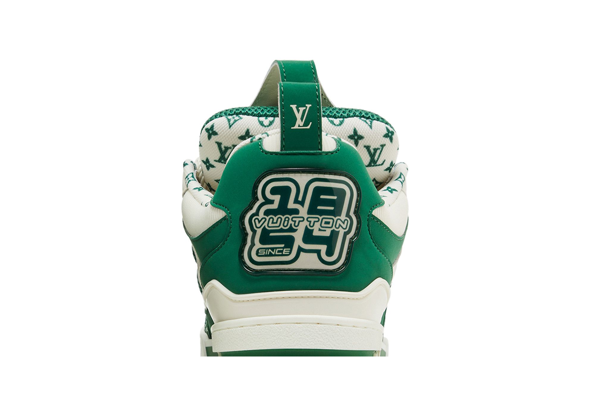 Cheap Louis Vuitton LV Skate Baskets Vert Blanc 1AC520