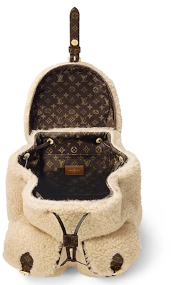 路易威登LV滑雪背包奶油色/棕色 Lookbook 路易威登LV滑雪背包奶油色/棕色