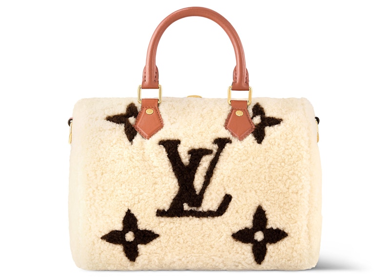 Order Louis Vuitton LV SKI Speedy Bandouliere 25 Crema/Marrón