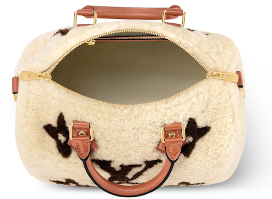 Louis Vuitton LV SKI Speedy Bandouliere 25 Crema/Marrón Lookbook Louis Vuitton LV SKI Speedy Bandouliere 25 Crema/Marrón