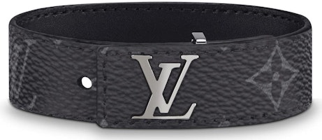 Louis Vuitton LV Slim Bracelet Monogram Eclipse Black Louis Vuitton LV Slim Bracelet Monogram Eclipse Black