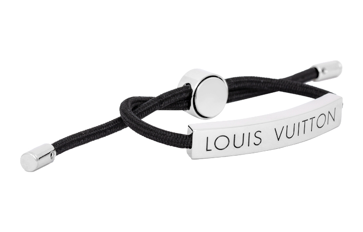 LOUIS VUITTON LV Space Adjustable Brass Bracelet Black M67417 圖 3