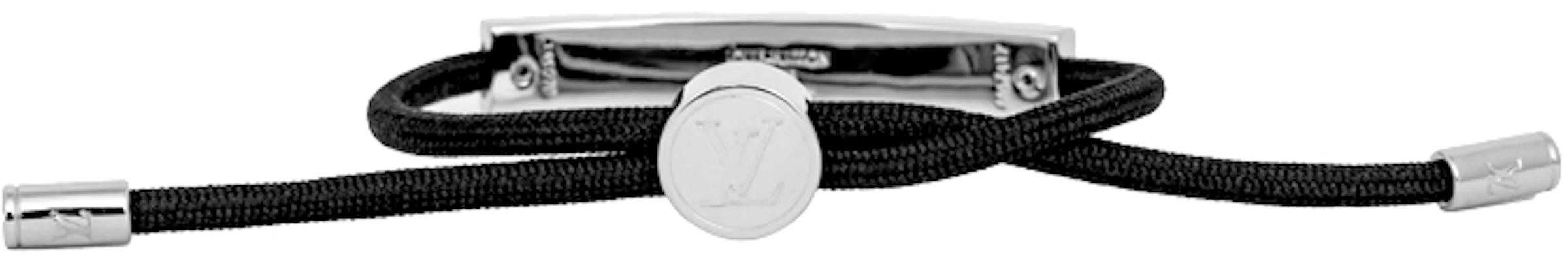 LOUIS VUITTON LV Space Adjustable Brass Bracelet Black M67417 Shop LOUIS VUITTON LV Space Adjustable Brass Bracelet Black M67417