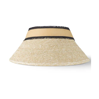 Louis Vuitton LV Straw Visiere Natural