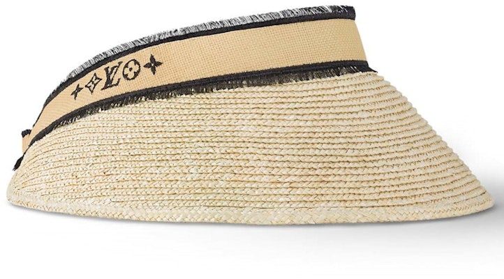 Louis Vuitton LV Straw Visiere Natural Order Louis Vuitton LV Straw Visiere Natural